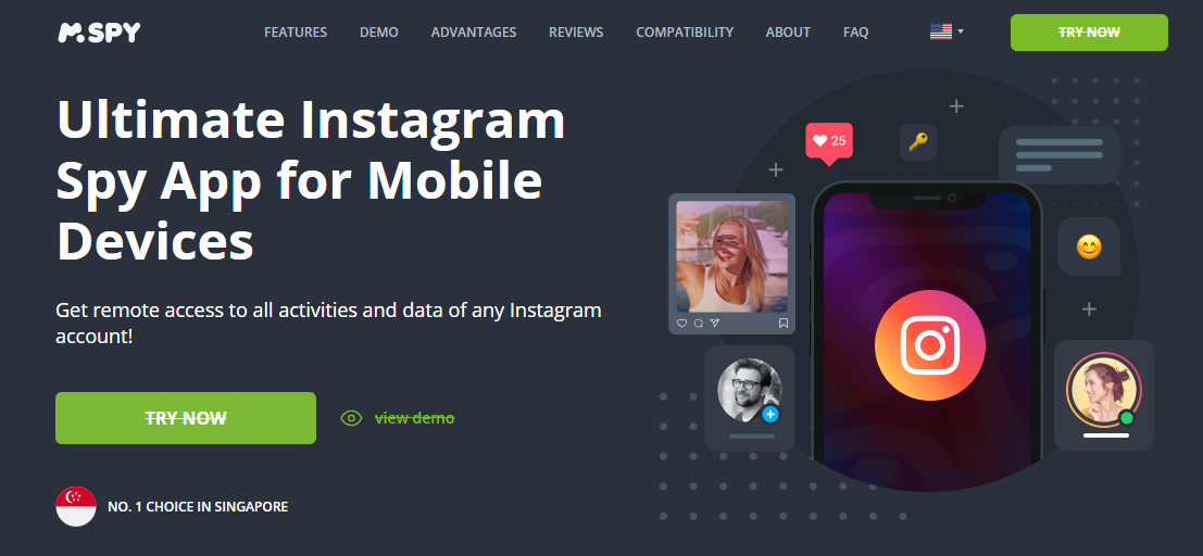 mSpy Instagram Spy App