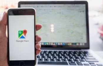 Google maps app on phone