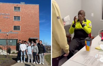 Students raise money to reunite a security guard with his family