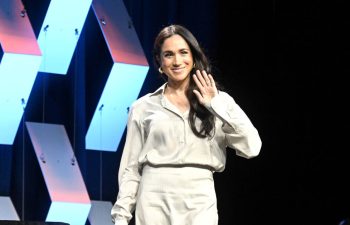 Meghan, Duchess of Sussex walks onstage during the Breaking Barriers, Shaping Narratives: How Women Lead On and Off the Screen panel during the 2024 SXSW Conference and Festival at Austin Convention Center on March 08, 2024 in Austin, Texas.