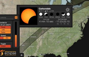 NASA's Eclipse Explorer interactive map