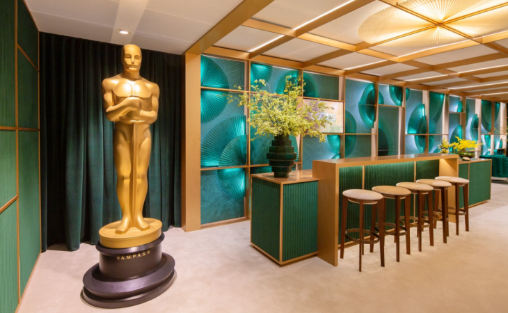 Peek inside the Oscars Greenroom designed by Rolex