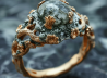 Moss Agate Engagement Rings: Nature’s Embrace