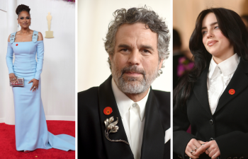 Ava DuVernay, Mark Ruffalo and Billie Eilish all wore Artists4Ceasefire pins to the Oscars