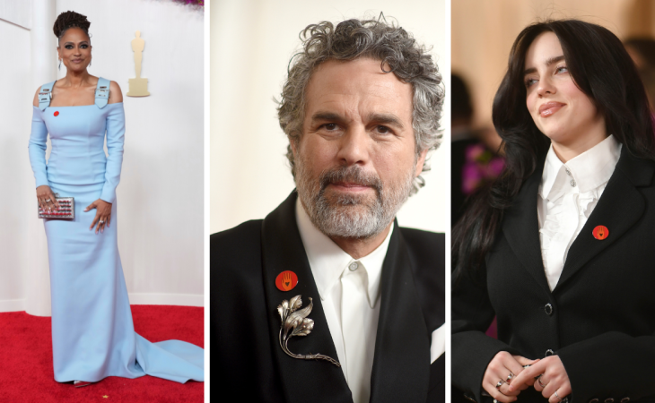 Why Billie Eilish, Mark Ruffalo and Ana DuVernay wore red pins to the Oscars