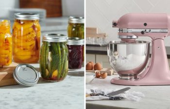 Ball Mason Jars and KitchenAid Mixer