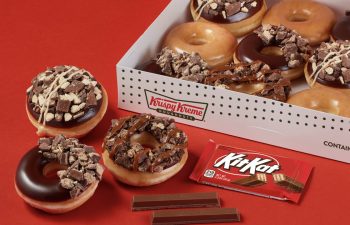 Krispy Kreme now has Kit Kat doughnuts for a limited time
