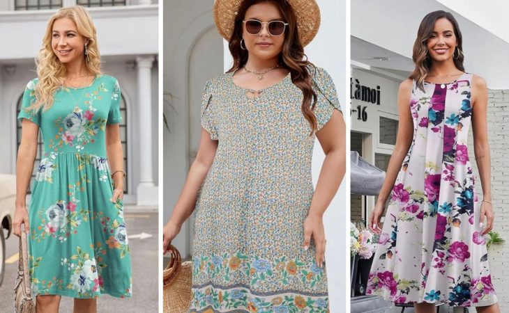 All these floral dresses have pockets and are under $50 on Amazon