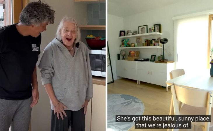 See a dingy garage transform into a sunny tiny home for grandma