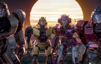 the four main characters from Transformers One